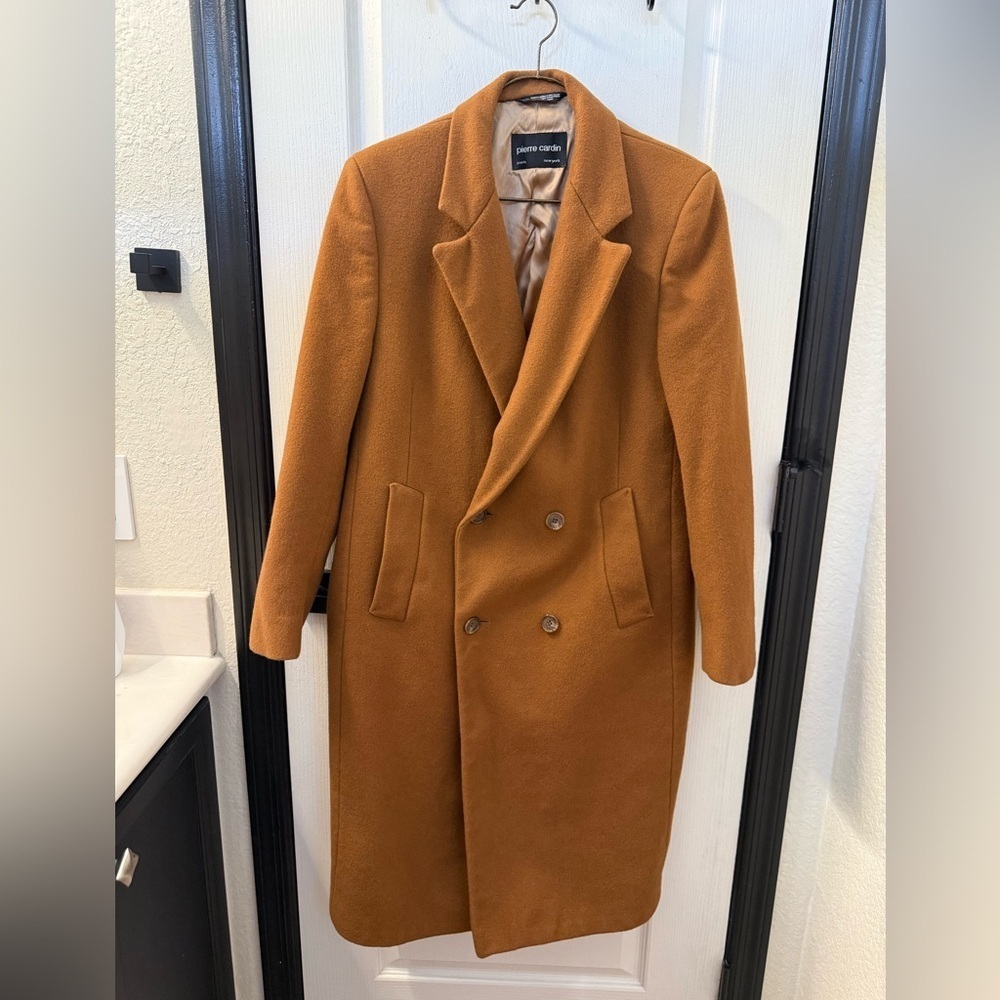 Pierre Cardin Men's Tan Trench Coat